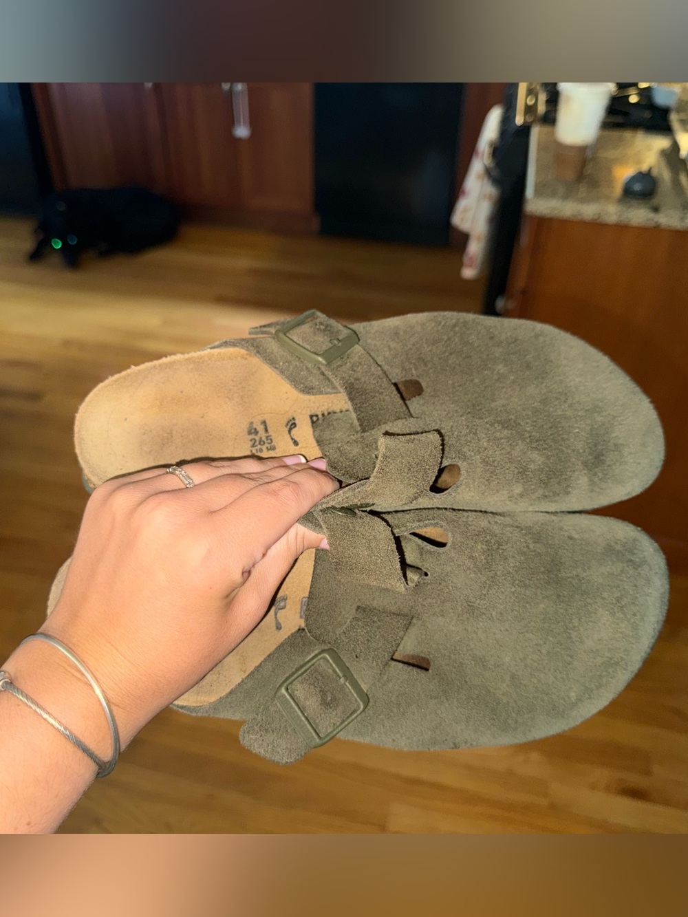 Birkenstock Boston Clogs in Thyme